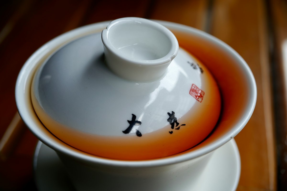 Feuilles de pu-erh fermenté